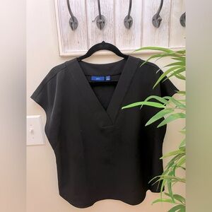 Apt 9 Black V-Neck Women's Top, Size PL